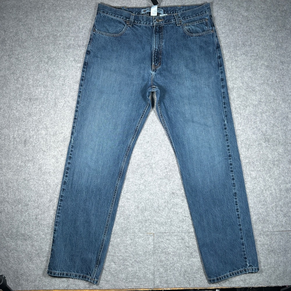 Harley-Davidson Denim Jeans Men 38x34 Blue Biker Motorcycle Casual Workwear